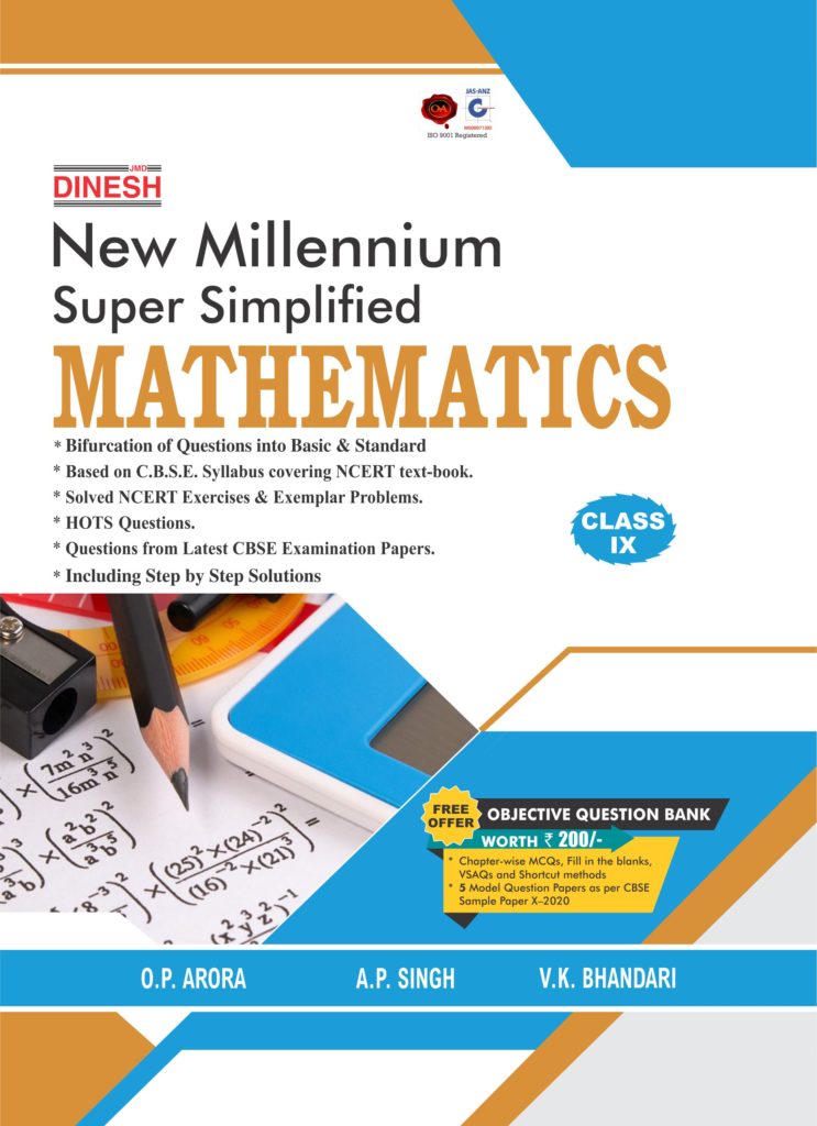 New Millennium Super Simplified Mathematics Class 9 Dinesh Publications