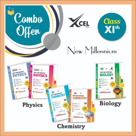 New Millennium PCB COMBO (Physics, Chemistry, Biology) Class 11 (2024-2025)