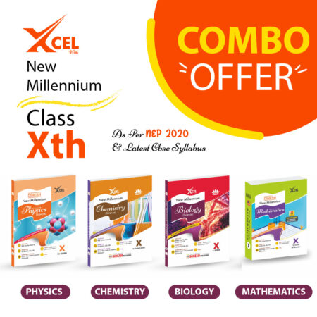 New Millennium PCMB COMBO Class 10- Physics, Chemistry, Biology, Mathematics