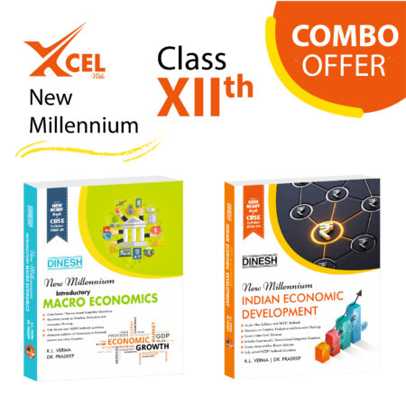 New Millennium ECONOMICS COMBO Indian Economic Development and Macroeconomics Class 12