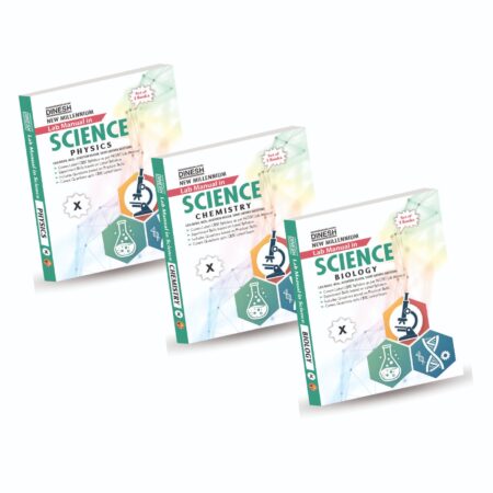 Dinesh New Millennium Lab Manual in Science – Class 10 (Set of 3 Books: Physics, Chemistry & Biology) |