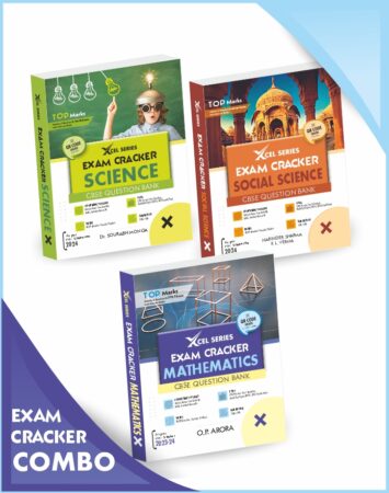 XCEL Series Exam Cracker COMBO Science, Social Science, Mathematics Class 10