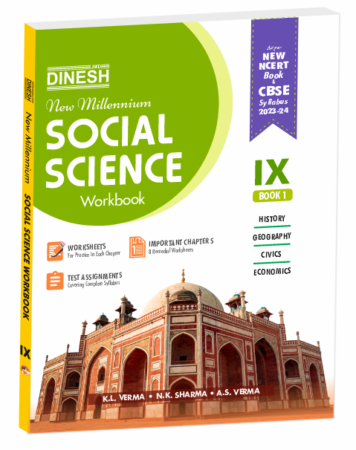 New Millennium Social Science Workbook and Examination Preview Class 9 (2023-2024)