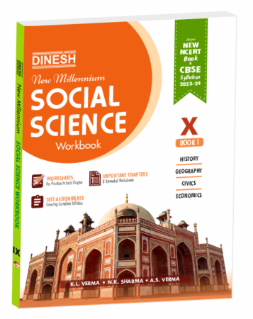 New Millennium Social Science Workbook and Examination Preview Class 10 (2023-2024)