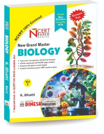 DINESH New Grandmaster Biology Synopsis (Summary Book) for NEET Exam 2025 | 100% NCERT Based | Articlewise + Topicwise Synopsis